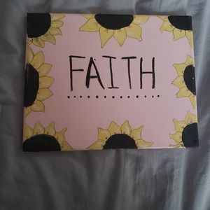 FAITH canvas painting